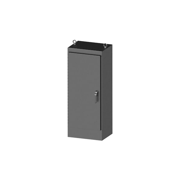 3 Point Latch with Padlock Handle Electrical Enclosures, 72 in H, 24 in D, 24 in W